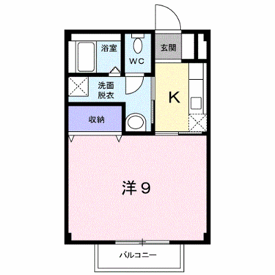 ドマ－ニＫ 202【管理NO：1-009685801-02020】 ★家具家電は申し込み後に搬入します★ ★2026年10月中旬入居可能★の外観画像