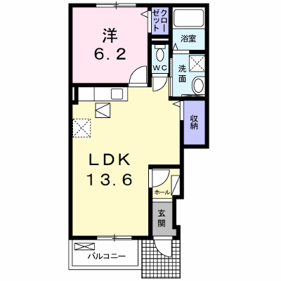 エム・グランツ　Ｂ 101【管理NO：1-018154302-01010】 ★家具家電は申し込み後に搬入します★ ★2026年10月中旬入居可能★の外観画像
