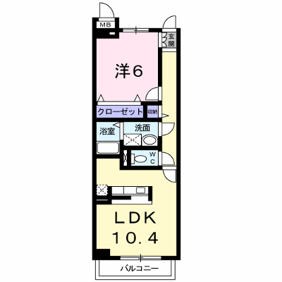 プリムローズ 202【管理NO：1-016114601-02020】 ★家具家電は申し込み後に搬入します★ ★2026年10月中旬入居可能★の物件写真1