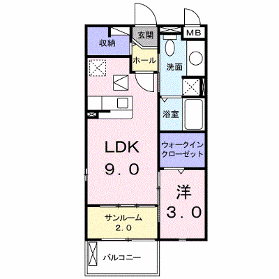 グランツＤ 104【管理NO：1-015614201-01040】 ★家具家電は申し込み後に搬入します★ ★2026年10月中旬入居可能★の外観画像