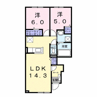ラ　カーサ・ミーアⅥ 101【管理NO：1-028510601-01010】 ★家具家電は申し込み後に搬入します★ ★2027年02月上旬入居可能★の外観画像
