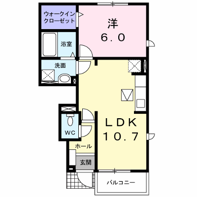 グランデール 104【管理NO：1-013620901-01040】 ★家具家電は申し込み後に搬入します★ ★2026年10月中旬入居可能★の外観画像