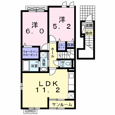 グランツＫ 204【管理NO：1-017704101-02040】 ★家具家電は申し込み後に搬入します★ ★2026年10月下旬入居可能★の外観画像