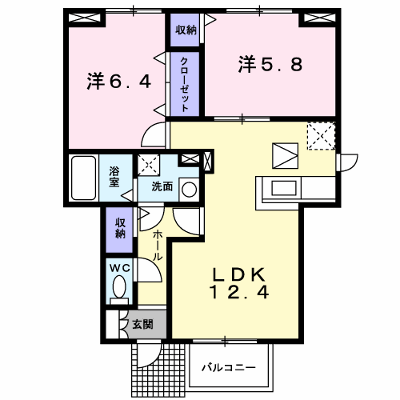 イズミティ・ヒルズ　弐番館 103【管理NO：1-012689002-01030】 ★家具家電は申し込み後に搬入します★ ★2026年10月中旬入居可能★の外観画像