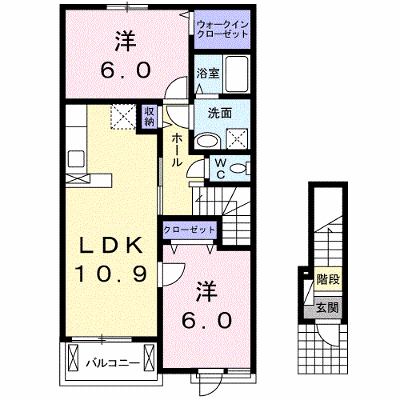 ヴィラ　エクセレンス 202【管理NO：1-020302301-02020】 ★家具家電は申し込み後に搬入します★ ★2026年10月中旬入居可能★の外観画像
