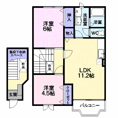 カーサ・オリエント 202【管理NO：1-007611101-02020】 ★家具家電は申し込み後に搬入します★ ★2026年10月中旬入居可能★の外観画像