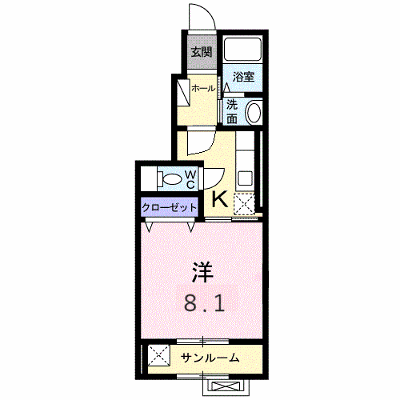 カーサ　エヌ 102【管理NO：1-020713401-01020】 ★家具家電は申し込み後に搬入します★ ★2026年10月中旬入居可能★の外観画像