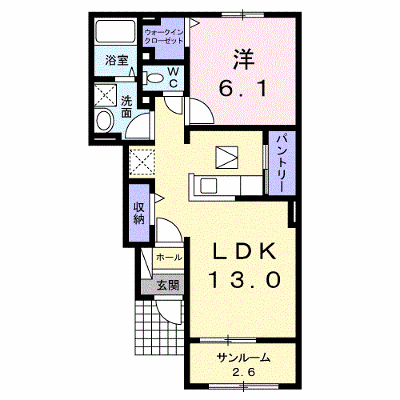 メゾンフォレストＡ 102【管理NO：1-022494201-01020】 ★家具家電は申し込み後に搬入します★ ★2026年09月下旬入居可能★の外観画像