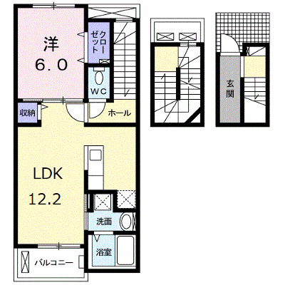 エクセレント　Ｔ．Ｙ　Ⅱ 302【管理NO：1-023789802-03020】 ★家具家電は申し込み後に搬入します★ ★2026年10月中旬入居可能★の外観画像