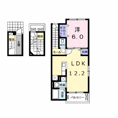 オランジュリー 301【管理NO：1-022606101-03010】 ★家具家電は申し込み後に搬入します★ ★2026年10月中旬入居可能★の外観画像