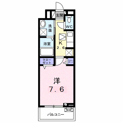 グラナティス 102【管理NO：1-027057501-01020】 ★家具家電は申し込み後に搬入します★ ★2026年09月中旬入居可能★の外観画像