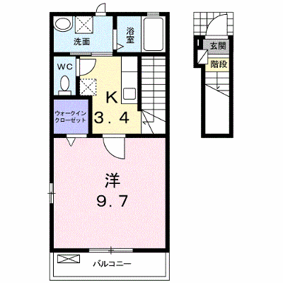 マ－ベラス・フリ－デ 203【管理NO：1-016988101-02030】 ★家具家電は申し込み後に搬入します★ ★2026年10月中旬入居可能★の外観画像