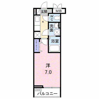 フルリール 206【管理NO：1-025442701-02060】 ★家具家電は申し込み後に搬入します★ ★2026年10月中旬入居可能★の外観画像