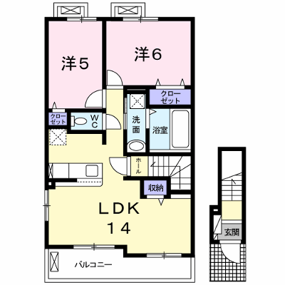 シャルマン若宮　Ｓ 201【管理NO：1-024970002-02010】 ★家具家電は申し込み後に搬入します★ ★2026年11月中旬入居可能★の外観画像