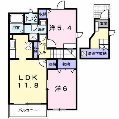バーシアＮＡＩＴＯⅡ 201【管理NO：1-010360802-02010】 ★家具家電は申し込み後に搬入します★ ★2026年11月上旬入居可能★の外観画像