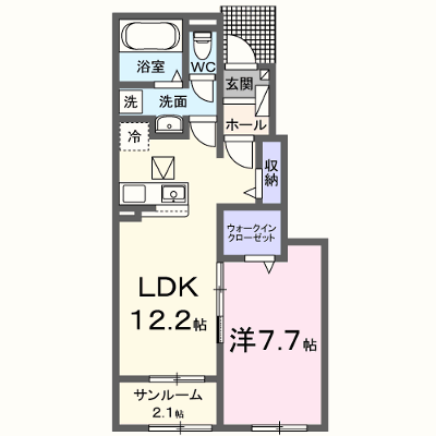 北斗ハイツⅡ・Ｎ 103【管理NO：1-028670401-01030】 ★家具家電は申し込み後に搬入します★ ★2027年02月上旬入居可能★の外観画像