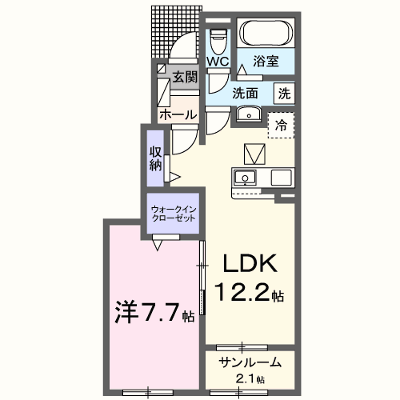 北斗ハイツⅡ・Ｎ 102【管理NO：1-028670401-01020】 ★家具家電は申し込み後に搬入します★ ★2027年02月上旬入居可能★の外観画像