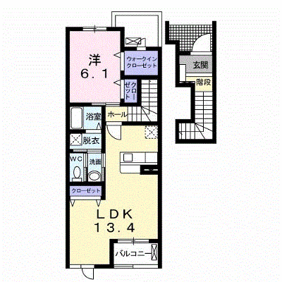 アムール 202【管理NO：1-017095001-02020】 ★家具家電は申し込み後に搬入します★ ★2026年10月中旬入居可能★の外観画像