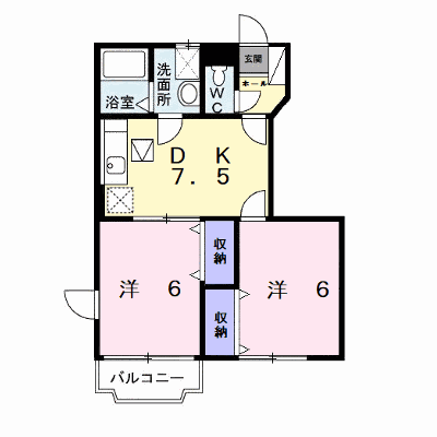 サンフラワーパレスⅠ 102【管理NO：1-010321701-01020】 ★家具家電は申し込み後に搬入します★ ★2026年10月上旬入居可能★の外観画像