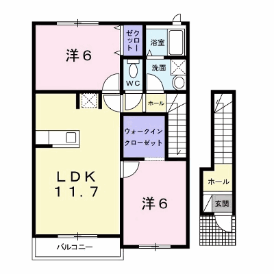 サンフェリーチェガーデン 202【管理NO：1-099216401-02020】 ★家具家電は申し込み後に搬入します★ ★2026年10月中旬入居可能★の外観画像