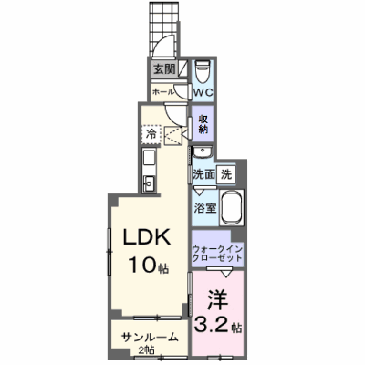ＭＡＬＩＢＵ（マリブ） 104【管理NO：1-028366601-01040】 ★家具家電は申し込み後に搬入します★ ★2026年10月中旬入居可能★の外観画像