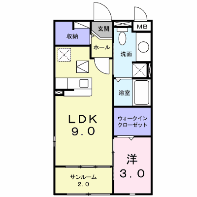 メゾンリバーサイドＡ 106【管理NO：1-017189401-01060】 ★家具家電は申し込み後に搬入します★ ★2026年10月中旬入居可能★の外観画像