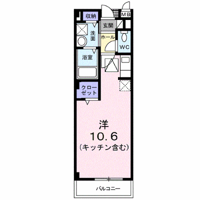 テラス呉羽 102【管理NO：1-013346301-01020】 ★家具家電は申し込み後に搬入します★ ★2026年10月中旬入居可能★の外観画像
