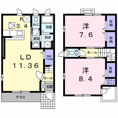 ニュークレストール　ミョーギ 101【管理NO：1-017799101-01010】 ★家具家電は申し込み後に搬入します★ ★2026年11月上旬入居可能★の外観画像