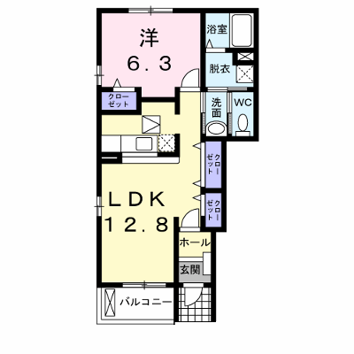 キャスケード 101【管理NO：1-013890801-01010】 ★家具家電は申し込み後に搬入します★ ★2026年12月下旬入居可能★の外観画像