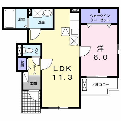 フラッグ 101【管理NO：1-020150101-01010】 ★家具家電は申し込み後に搬入します★ ★2026年11月下旬入居可能★の外観画像