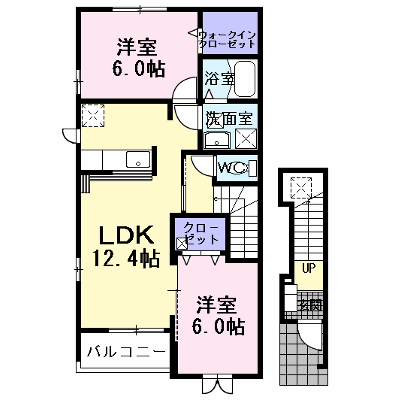 プラシード 201【管理NO：1-015233701-02010】 ★家具家電は申し込み後に搬入します★ ★2026年11月中旬入居可能★の外観画像