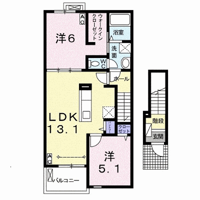ラフィーネ・ユー 202【管理NO：1-019432701-02020】 ★家具家電は申し込み後に搬入します★ ★2026年10月中旬入居可能★の外観画像