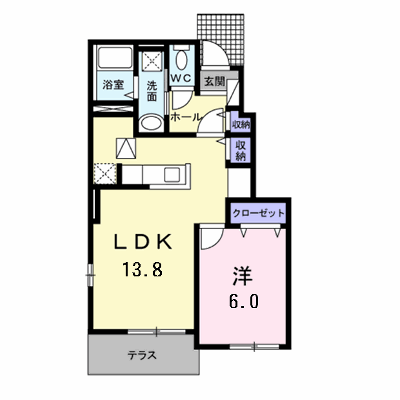 サンライズ　Ⅰ 102【管理NO：1-019406101-01020】 ★家具家電は申し込み後に搬入します★ ★2026年10月下旬入居可能★の外観画像