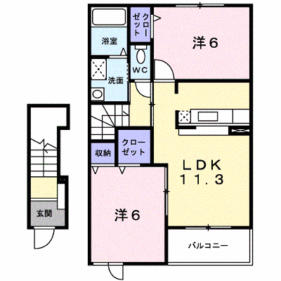 ピアーチェ　Ⅱ 202【管理NO：1-015878701-02020】 ★家具家電は申し込み後に搬入します★ ★2026年10月中旬入居可能★の外観画像