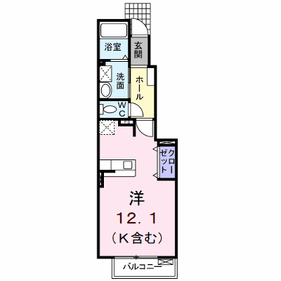 グランツときわⅠ 103【管理NO：1-014446001-01030】 ★家具家電は申し込み後に搬入します★ ★2026年10月上旬入居可能★の外観画像