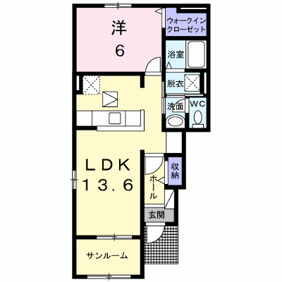メイプルヴィラⅠ 101【管理NO：1-020604901-01010】 ★家具家電は申し込み後に搬入します★ ★2026年11月中旬入居可能★の外観画像