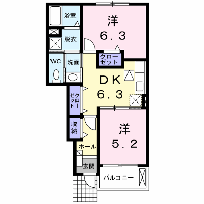 ブラン・アーブルⅡ 102【管理NO：1-017492201-01020】 ★家具家電は申し込み後に搬入します★ ★2026年10月中旬入居可能★の外観画像