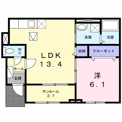 アルドーレＫ 102【管理NO：1-021958101-01020】 ★家具家電は申し込み後に搬入します★ ★2026年10月中旬入居可能★の外観画像