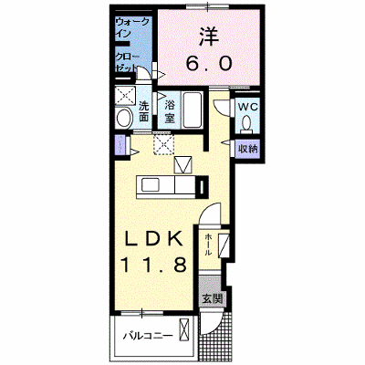 パラシオⅡ 102【管理NO：1-021619102-01020】 ★家具家電は申し込み後に搬入します★ ★2026年10月中旬入居可能★の外観画像
