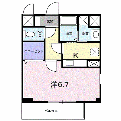 レスポワール 201【管理NO：1-012635701-02010】 ★家具家電は申し込み後に搬入します★ ★2026年10月中旬入居可能★の外観画像