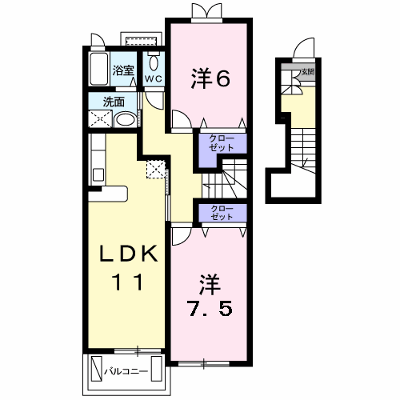 ヴィラプルメリア 202【管理NO：1-014973301-02020】 ★家具家電は申し込み後に搬入します★ ★2026年10月中旬入居可能★の外観画像