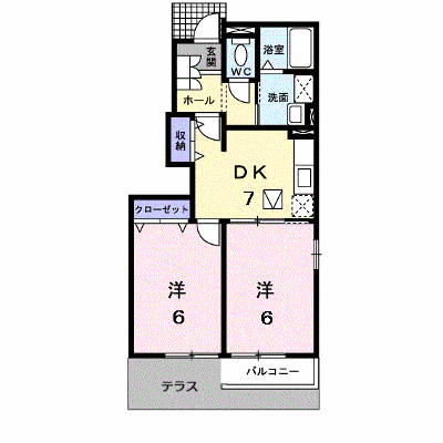 ヴィラ・サクラＢ 101【管理NO：1-013791402-01010】 ★家具家電は申し込み後に搬入します★ ★2026年10月中旬入居可能★の外観画像