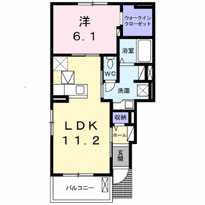ラベリーズ・八幡 101【管理NO：1-020408001-01010】 ★家具家電は申し込み後に搬入します★の外観画像
