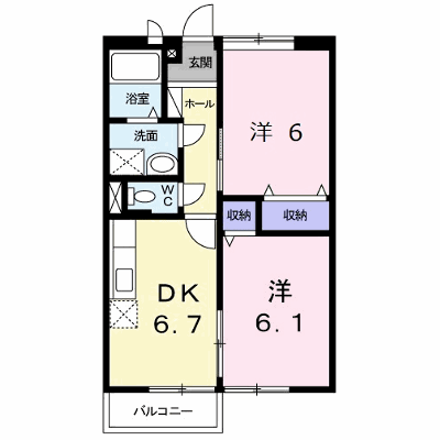エルディム枝川Ⅱ 202【管理NO：1-007321402-02020】 ★家具家電は申し込み後に搬入します★ ★2026年10月中旬入居可能★の外観画像