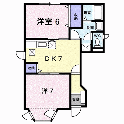 コーポさつきⅠ 101【管理NO：1-007316401-01010】 ★家具家電は申し込み後に搬入します★ ★2026年11月中旬入居可能★の外観画像