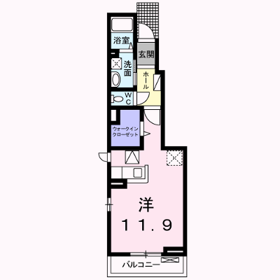 グランツヒル 102【管理NO：1-020972501-01020】 ★家具家電は申し込み後に搬入します★ ★2026年10月中旬入居可能★の外観画像