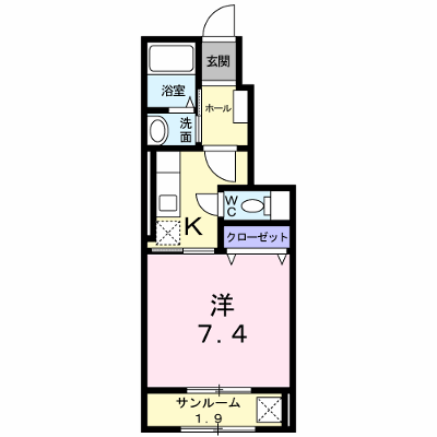 フォルトーナＳＥ－Ⅱ 103【管理NO：1-023004102-01030】 ★家具家電は申し込み後に搬入します★の外観画像