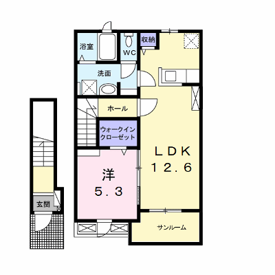 アルカンシエル・セット 203【管理NO：1-025451901-02030】 ★家具家電は申し込み後に搬入します★ ★2027年01月下旬入居可能★の外観画像