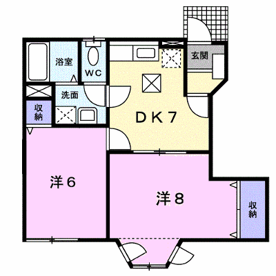 サンホームしげしろ 101【管理NO：1-007644801-01010】 ★家具家電は申し込み後に搬入します★ ★2026年11月中旬入居可能★の外観画像