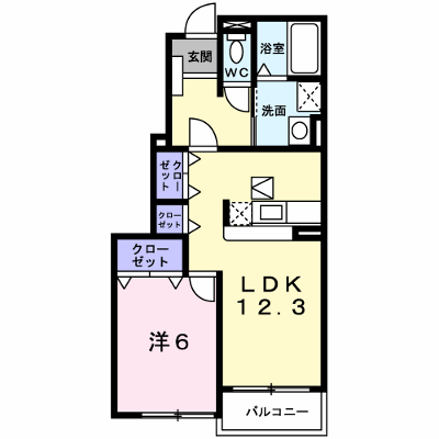 アッソレート・ポストⅠ 105【管理NO：1-013046001-01040】 ★家具家電は申し込み後に搬入します★ ★2026年10月中旬入居可能★の外観画像